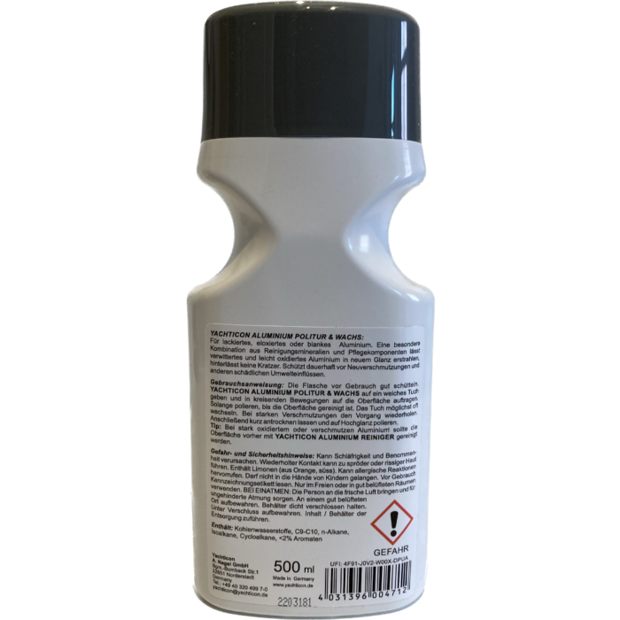 Yachticon Aluminium Politur und Wachs 500 ml – Bild 2