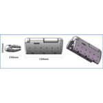 Danfender FenderFlex™ flexibler Fender in navyblau & weiss – Bild 11