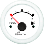 Wema Anzeige Treibstoff weiß
