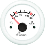 Wema Anzeige Wassertemperatur weiß