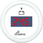Wema Anzeige Voltmeter LED weiß