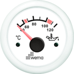 Wema Anzeige Öltemperatur weiß