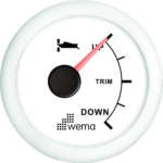 Wema Anzeige Motor-Trimm weiß