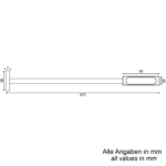 LED flexible Leselampe Intens10-30V dimmbar mit red-light – Bild 5