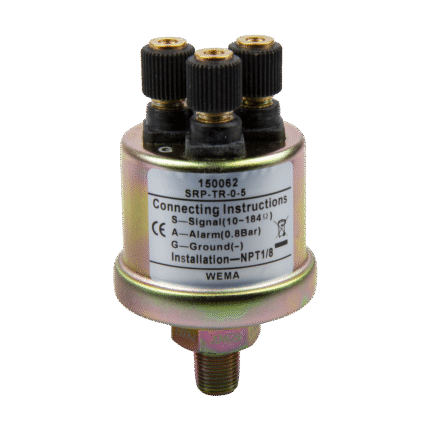 Wema 5bar oil pressure sensor with ground & alarm