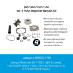 Quicksilver Impeller Service Kit Johnson Evinrude 90-175hp – Bild 3