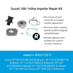 Quicksilver Impeller Service Kit Suzuki 100-140hp – Bild 2