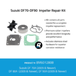 Quicksilver Impeller Service Kit Suzuki DF70-DF90 – Bild 2