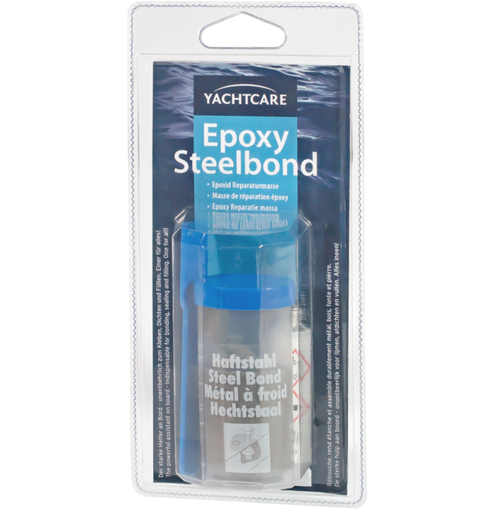 Yachtcare STEELBOND HAFTSTAHL | Epoxid Reparaturmasse | 2k, lösemittelfrei | 125g – Bild 1