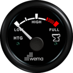 Wema Anzeige Schmutzwasser schwarz