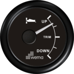Wema Anzeige Motor-Trimm schwarz