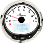 Wema NMEA2000 Silber-Serie Anzeige DZM 7000U weiß