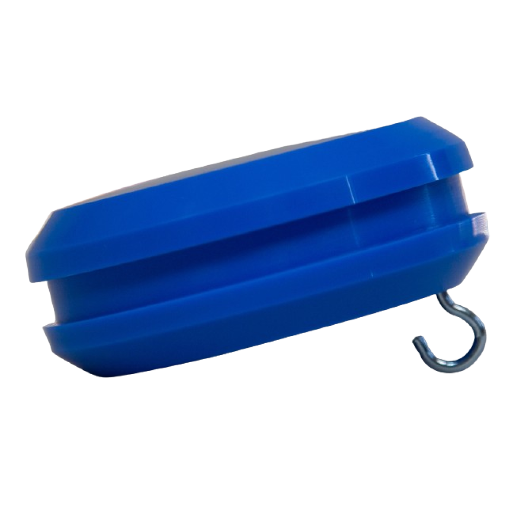 28100010_9635-post69632 Knopf blau für Flaggenstock gerade 200cm weiss – Bild 1