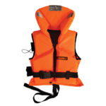 LALIZAS Rettungsweste, 100N, ISO, Erwachsene, 70-90kg, Fluoreszierend Orange
