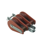 Barton Block Tufnol Bügel Hundsfott Dreifach-Scheibe 45mm für Tau 13mm – Bild 2