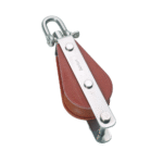 Barton Block Tufnol Wirbel Hundsfott Einzel-Scheibe 35mm für Tau 12mm – Bild 2