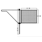 Windfahne groß 160x100mm – Bild 2