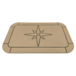 Tischplatte EcTeak Classic soft 37x60cm