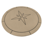 Tischplatte EcTeak Circle Ø 65cm – Bild 2