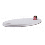 Table top oval white 77x51cm