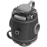 Borika FASTen FMr225 beidseitiger Zubehörhalter Relingmontage Ø 22/25 mm