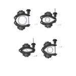 Borika FASTen FMc-2 beidseitiger Zubehörhalter mit Klemme – Bild 2