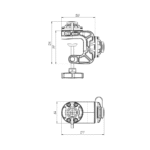 Borika FASTen FMk-2 zwei Zubehörhalter mit Schraubzwinge – Bild 2