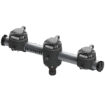 Borika FASTen Gm350-3 Reling mit 3 Zubehörhaltern 350mm