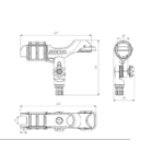 Borika FASTen Ht213 Angelrutenhalter schwarz – Bild 2