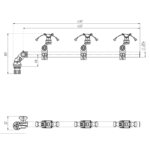 Borika FASTen Rr400 Angelrutenhalter für drei Ruten – Bild 2
