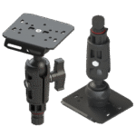 Borika FASTen SLr110 Montageplatte mit Kugelgelenk für Fishfinder bis 7"