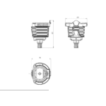 Borika FASTen CUp Getränkehalter mit Aufbewahrungsfunktion schwarz/grau – Bild 2