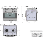 Eno-Einbau-Gasbackofen GRAND LARGE 2 mit Kocher und Grill / 2-flammig / 30mbar – Bild 2