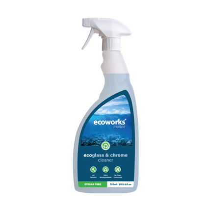 ECOWORKS Glas- und Chromreiniger 750ml Sprühflasche