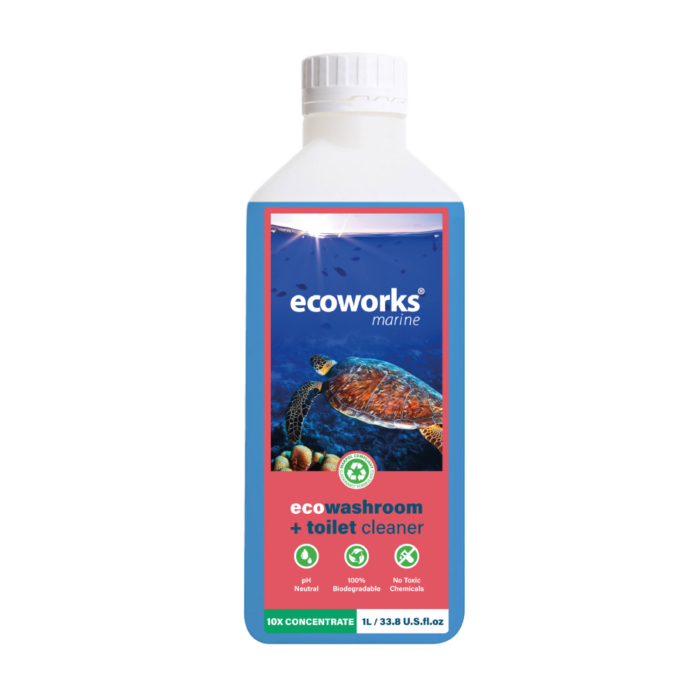 ECOWORKS Bad- und Toilettenreiniger 1l Konzentrat – Bild 1