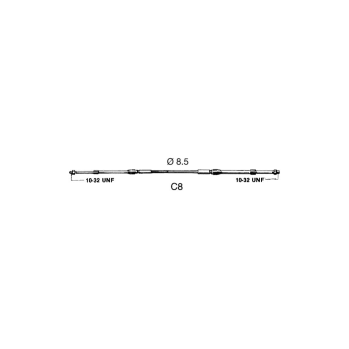 Ultraflex C8 Schaltzug Ø 8,5mm – Bild 1