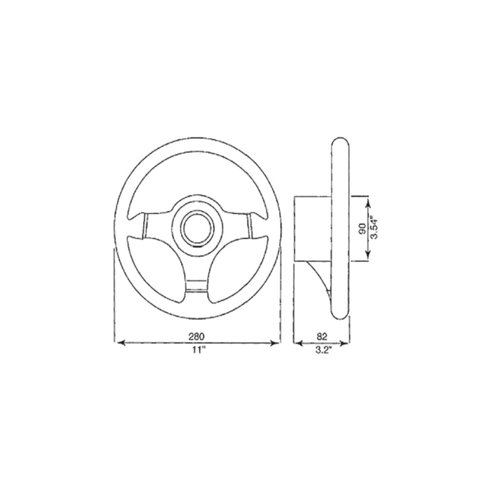 Ultraflex Steuerrad V45 verschiedene Farben – Bild 4