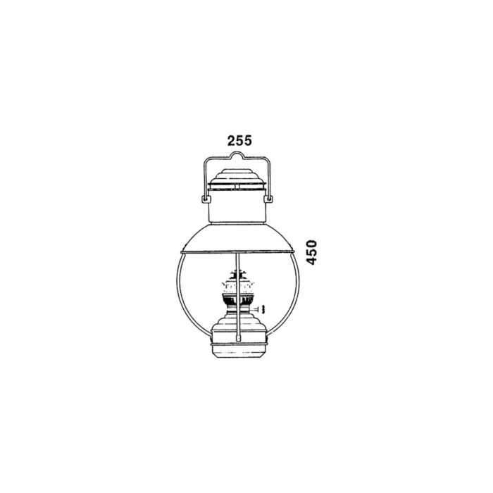 DHR Trawlerlampe 8201I/O Messing Petroleum oder Elektrisch – Bild 2