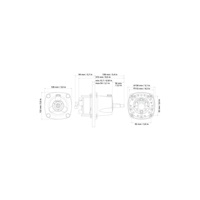 GOTECH-I™ Hydraulisches Steuersystem für Innenborder bis 115PS - Komplettset mit Pumpe & Zylinder – Bild 2