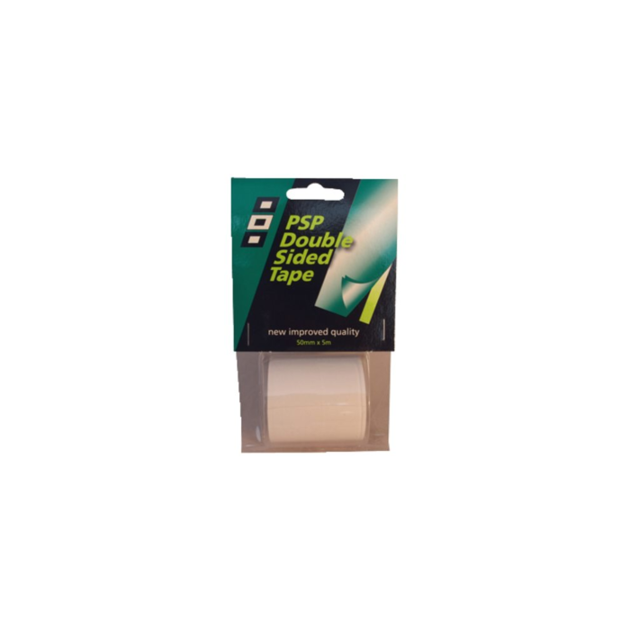 PSP Doppelseitiges Klebeband 50mm x 5m Transparent - Starkes, vielseitiges Befestigungstape – Bild 1