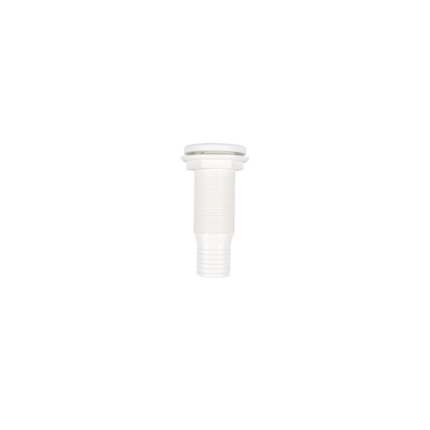 Talamex Durchführung mit Rückschlagventil aus Kunststoff, Ø 5,08cm, max. Rumpfstärke 6,56cm