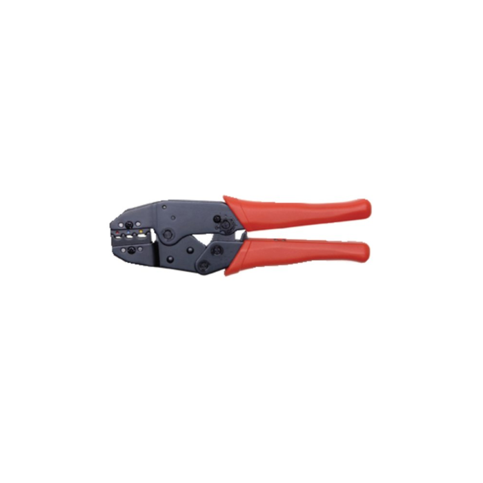 Ratschen-Crimpzange Heavy Duty für isolierte und schrumpfisolierte Terminals bis 6mm² – Bild 1
