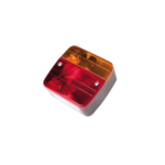 Quadratisches Anhänger-Rücklicht 12V mit 4 Funktionen: Bremslicht, Blinklicht, Kennzeichenbeleuchtung