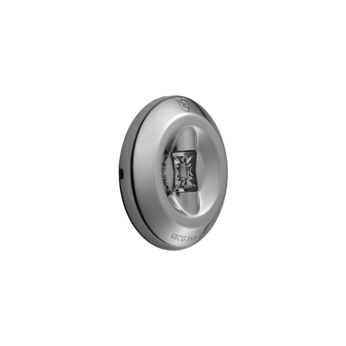 Attwood Kompaktes LED Hecklicht für Spiegelmontage, Edelstahl, 3NM, USCG konform, Ø 7,6cm – Bild 2