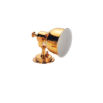 Wandlampe Messing 12V/15W mit Schalter und Halterung Ø 90mm – Talamex Wandleuchte