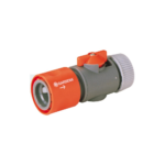 Gardena Schlauchanschluss 1/2" (13mm) mit Regulierventil für hohen Wasserdruck - EAN 4078500294201