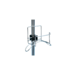 Edelstahl Halter für runde Rettungsringe mit Relingrohr-Befestigung Ø 25mm - Nawa