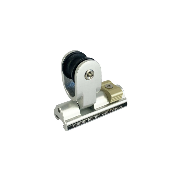 Pfeiffer Genuaschlitten 20mm Silber Eloxiert mit Stopper - Hochwertiger Aluminium Schlitten – Bild 1