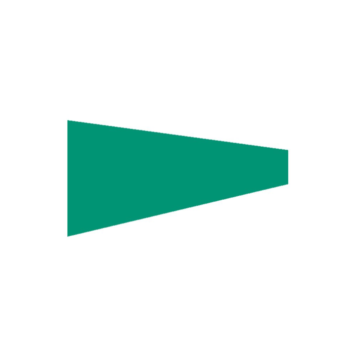 Zollflagge 75x150 cm aus 100% Spunpolyester - Talamex Qualität, wetterfest und langlebig – Bild 1