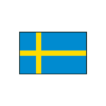 Flagge Spunpolyester Schweden 20x30cm BIS 70x100cm